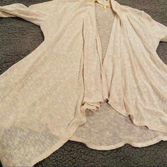 Chennault Off White Cardigan Size Large - Picture 7 of 10